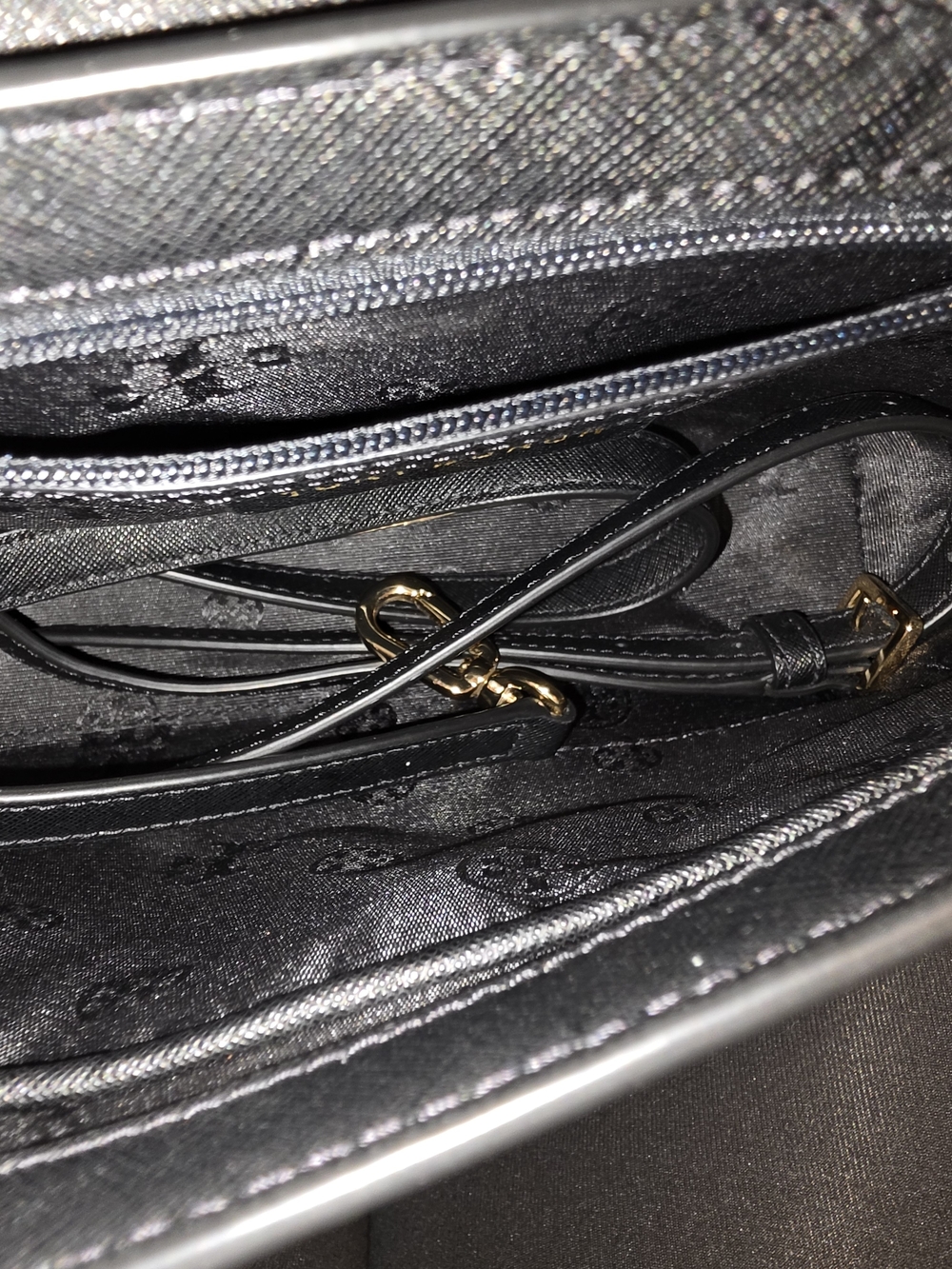 Tory Burch Black Structured Top-Handle Crossbody Bag - Picture 6 of 8